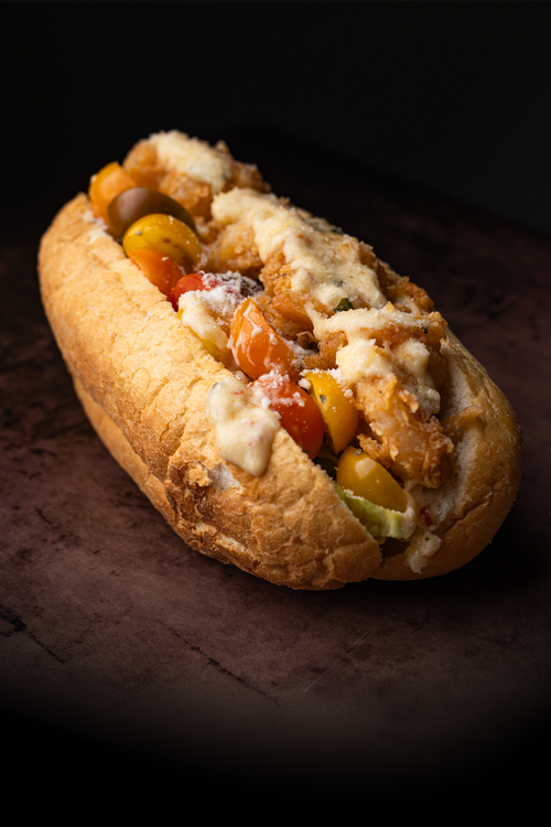 SHRIMP SCAMPI PO' BOY