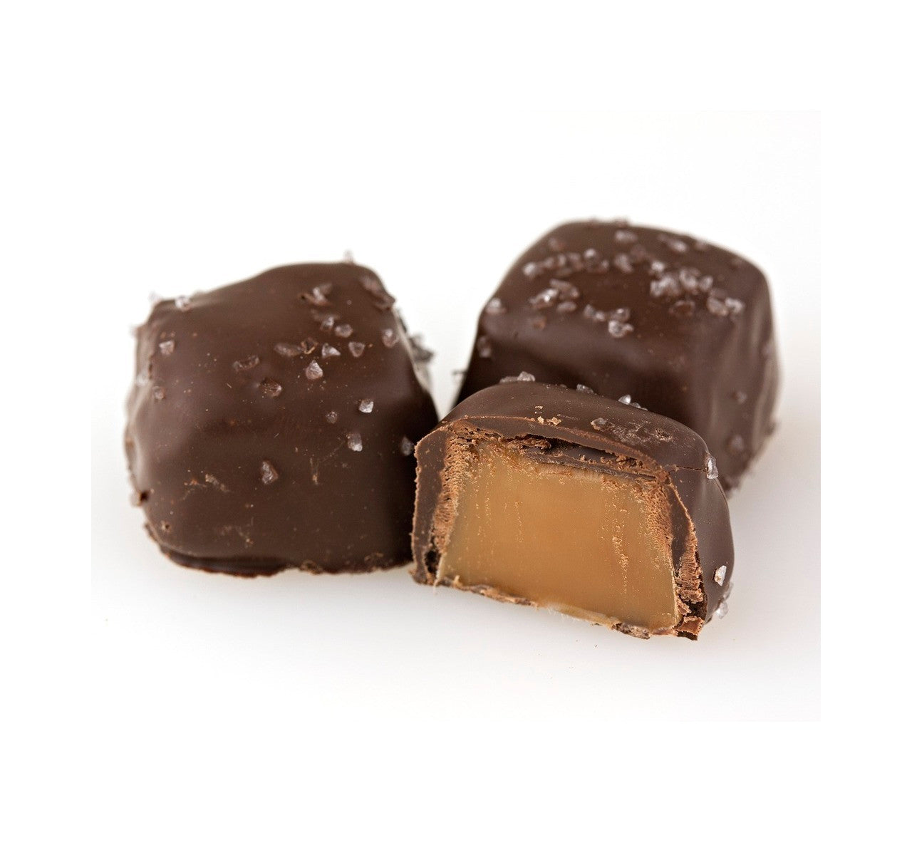 Dark Chocolate Sea Salt Caramels, Sugar Free