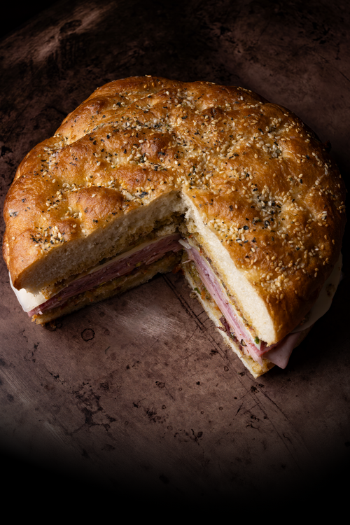 THAT'S ONE BIG MUFFULETTA