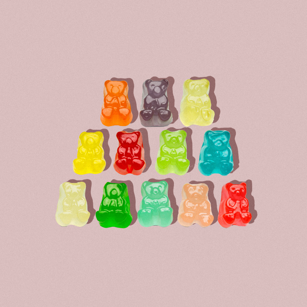Assorted Gummi Bears, 12 Flavors