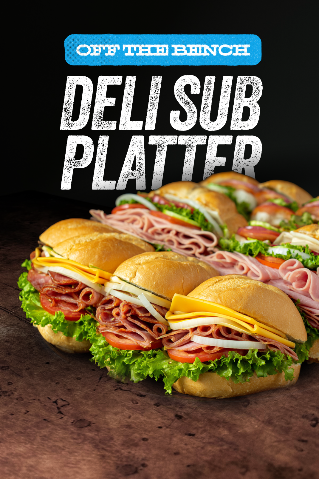 Off the Bench Deli Sub Platter