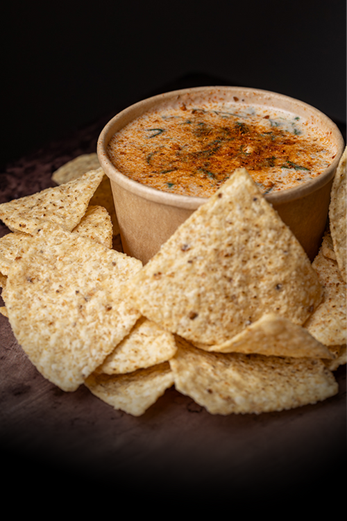 SHRIMP & SPINACH QUESO