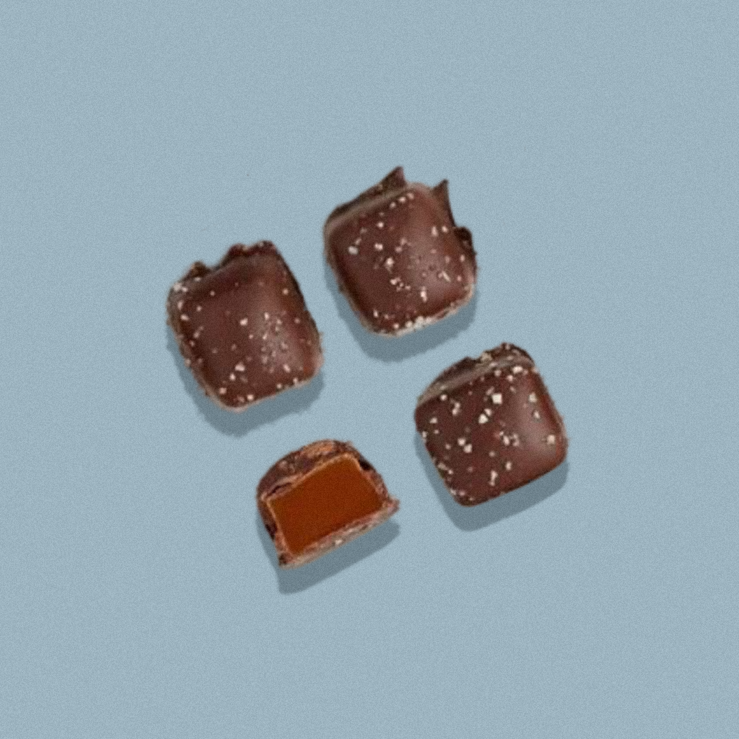 Dark Chocolate Sea Salt Caramels