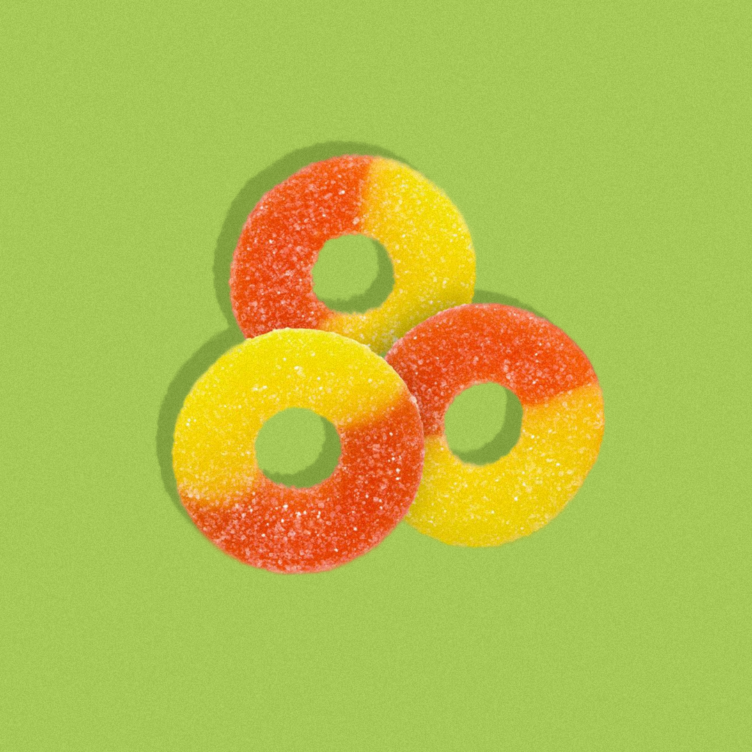 Peach Gummi Rings