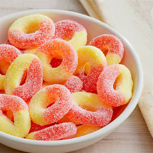 Peach Gummi Rings